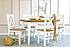 Rustikální jídelní stůl POPRAD WHITE MES03A 120X80 cm