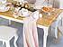Rustikální jídelní stůl POPRAD WHITE MES03B 160X80 cm