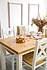 Rustikální jídelní stůl POPRAD WHITE MES13A 160x80 cm