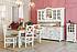 Rustikální jídelní stůl POPRAD WHITE MES13A 180x90 cm