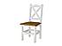Rustikální jídelní židle Classic Wood WHITE SIL02