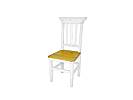 Rustikální jídelní židle Classic Wood WHITE SIL04