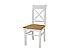 Rustikální jídelní židle Classic Wood WHITE SIL26