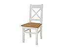 Rustikální jídelní židle Classic Wood WHITE SIL26