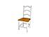 Rustikální jídelní židle POPRAD WHITE SIL01