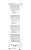 Rustikální knihovna POPRAD WHITE REG102