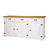 Rustikální komoda Classic Wood WHITE COM101