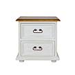 Rustikální komoda Classic Wood WHITE COM112