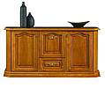Rustikální komoda KINGA s barem