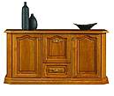Rustikální komoda KINGA s barem