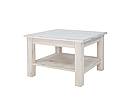 Rustikální konferenční stolek Classic Wood WHITE MES06A