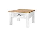 Rustikální konferenční stolek Classic Wood WHITE MES08B