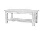 Rustikální konferenční stolek Classic Wood WHITE MES14A SKLADEM