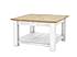 Rustikální konferenční stolek POPRAD WHITE MES06A