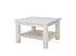 Rustikální konferenční stolek POPRAD WHITE MES06A