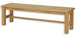 Rustikální lavice Classic Wood SIL20 z masivu