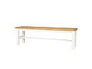 Rustikální lavice Classic Wood WHITE SIL20