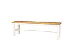 Rustikální lavice Classic Wood WHITE SIL20