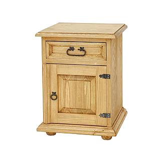 Rustikální noční stolek Classic Wood COM115/L