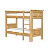 Rustikální patrová postel Classic Wood ACC07 z masivu