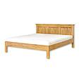 Rustikální postel Classic Wood ACC01 200X200 cm rošt ZDARMA