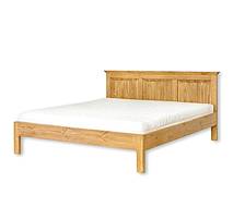 Rustikální postel Classic Wood ACC01 200X200 cm rošt ZDARMA