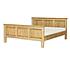 Rustikální postel Classic Wood ACC02 200X200 cm rošt ZDARMA