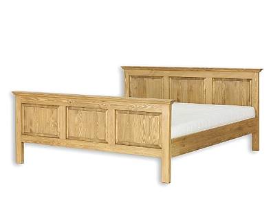 Rustikální postel Classic Wood ACC02 200X200 cm rošt ZDARMA