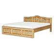 Rustikální postel Classic Wood ACC04 200X200 cm rošt ZDARMA