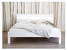 Rustikální postel Classic Wood WHITE ACC01 160X200 cm