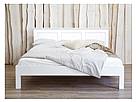 Rustikální postel Classic Wood WHITE ACC01 90X200 cm