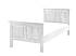 Rustikální postel Classic Wood WHITE ACC02 200X200 cm