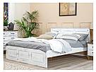 Rustikální postel Classic Wood WHITE ACC03 200X200 cm