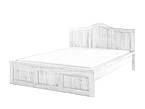 Rustikální postel Classic Wood WHITE ACC04 160X200 cm