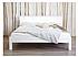 Rustikální postel POPRAD WHITE ACC01 180X200 cm