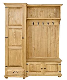 Rustikální předsíňová stěna Classic Wood GAB04