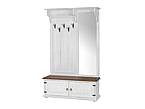 Rustikální předsíňová stěna Classic Wood WHITE GAB02