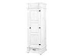 Rustikální šatní skříň Classic Wood WHITE SZY05/B