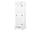 Rustikální šatní skříň Classic Wood WHITE SZY05/B