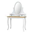Rustikální toaletní stolek z masivu Classic Wood WHITE TOL02
