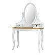 Rustikální toaletní stolek z masivu Classic Wood WHITE TOL02