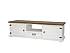 Rustikální TV stolek Classic Wood WHITE RTV03