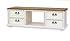 Rustikální TV stolek Classic Wood WHITE RTV06