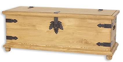 Rustikální úložná truhla Classic Wood COS05