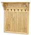Rustikální věšákový panel Classic Wood GAB03