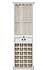 Rustikální vitrína Classic Wood WHITE VIT14