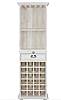 Rustikální vitrína Classic Wood WHITE VIT14