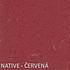 Šatní skříň NATIVE, hloubka 57 cm - červená