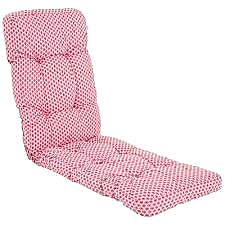 Sedák na křeslo - dlouhý, růžový - DOPRODEJ