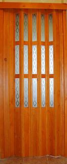 Shrnovací dveře dřevěné 359 olše 80 x 197